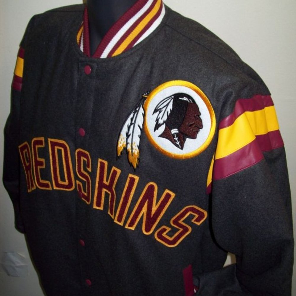 WASHINGTON REDSKINS REVERSIBLE WOOL/POLY JACKET SMALL MEDIUM